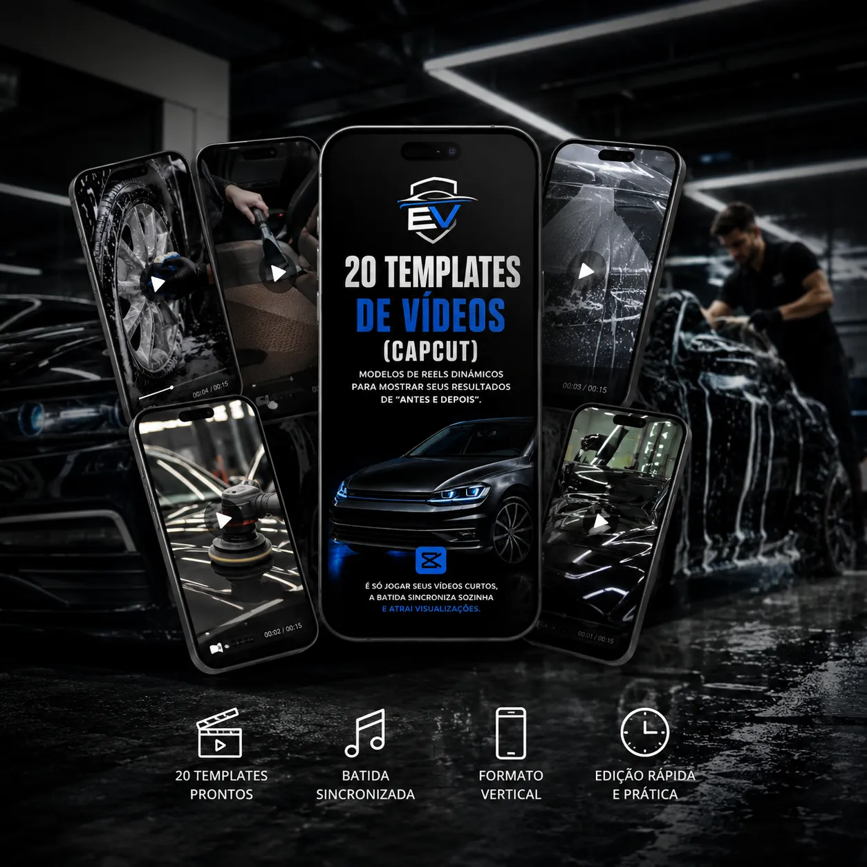 20 Templates de Vídeos CapCut